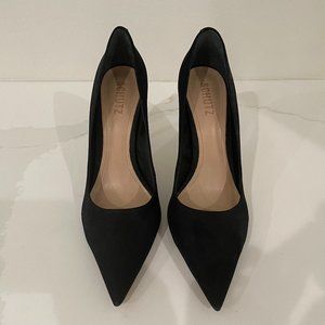 Schutz Lou pointed toe pump black size 10